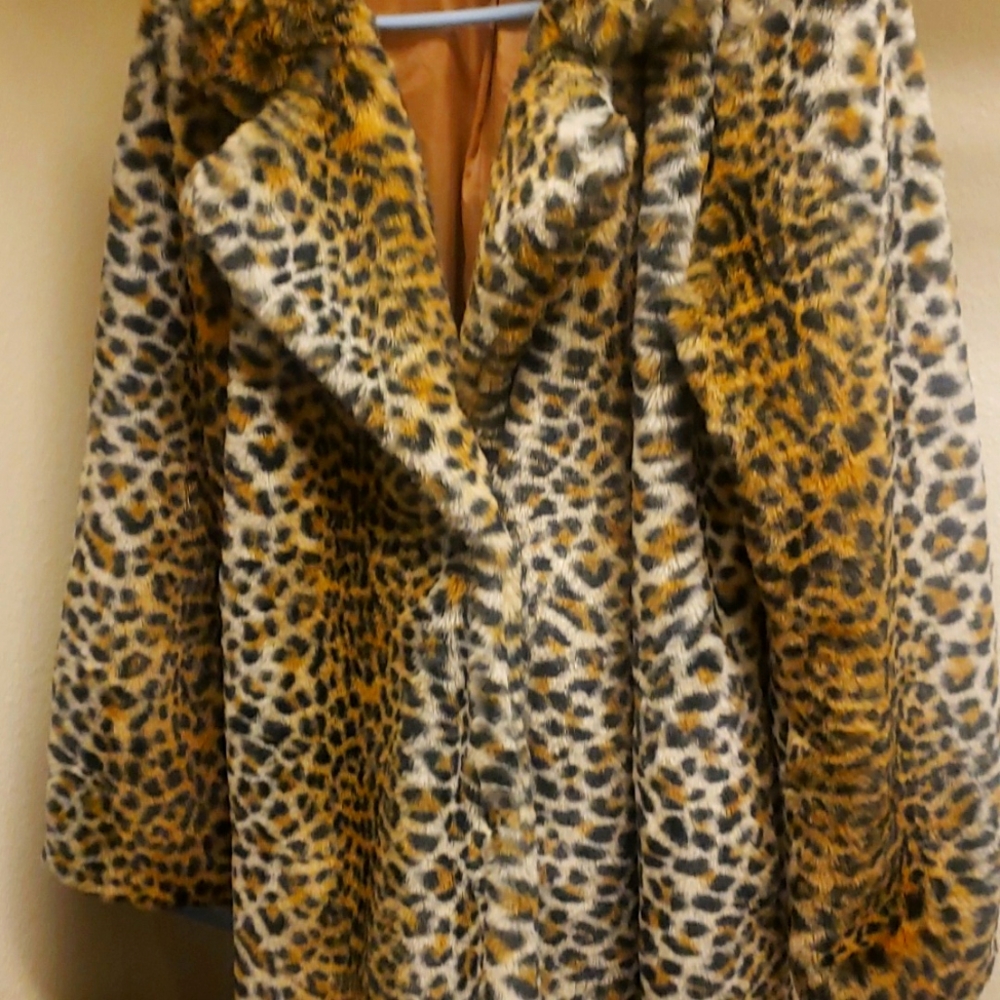 Ashley Faux Fur Leopard Jacket